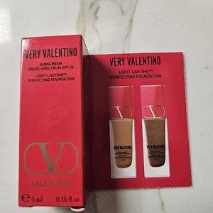 NEW Valentino FOUNDATION Very Valentino Light Perfecting Foundation Sample